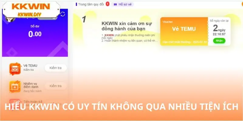 Xác nhận KKWIN có uy tín không với các chính sách